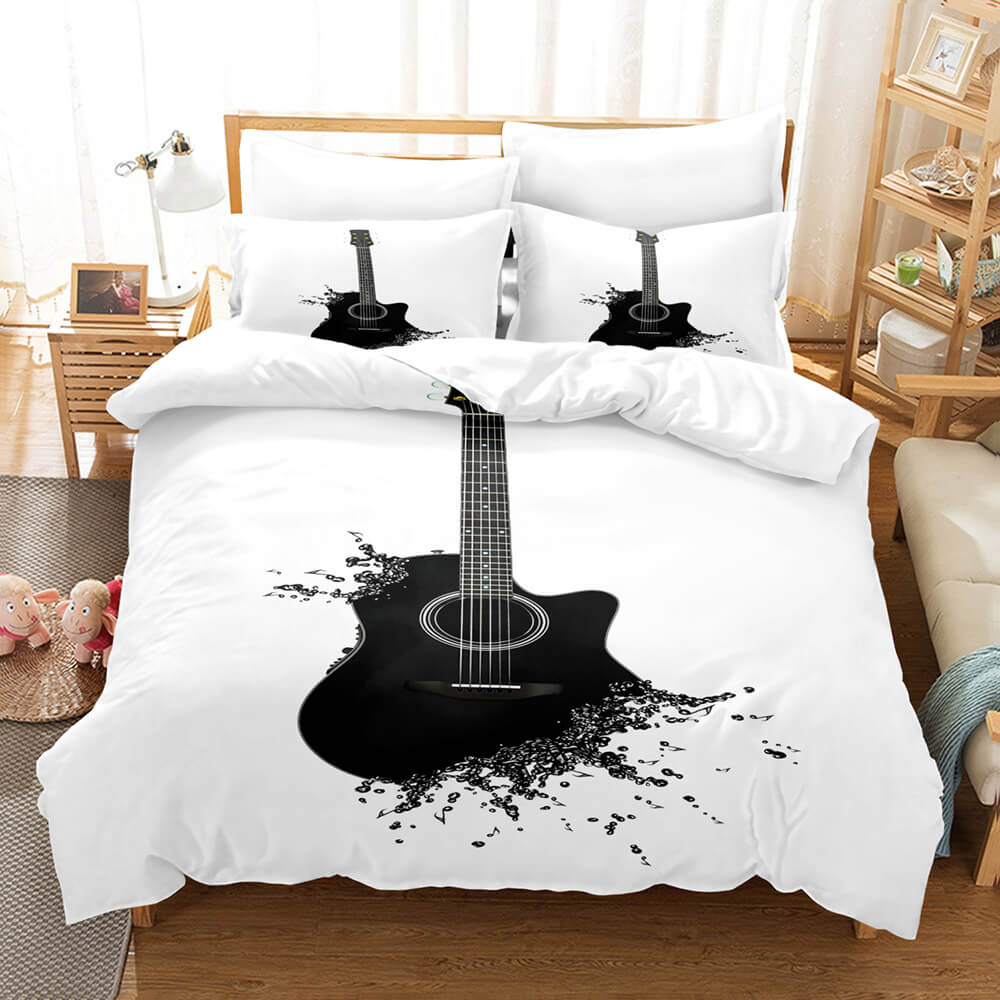 Music Note Bedding Sets Musical Theme Quilt Cover (Online Order Only)