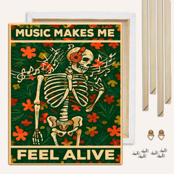 Music Makes Me Feel Alive - Paint By Numbers Kit