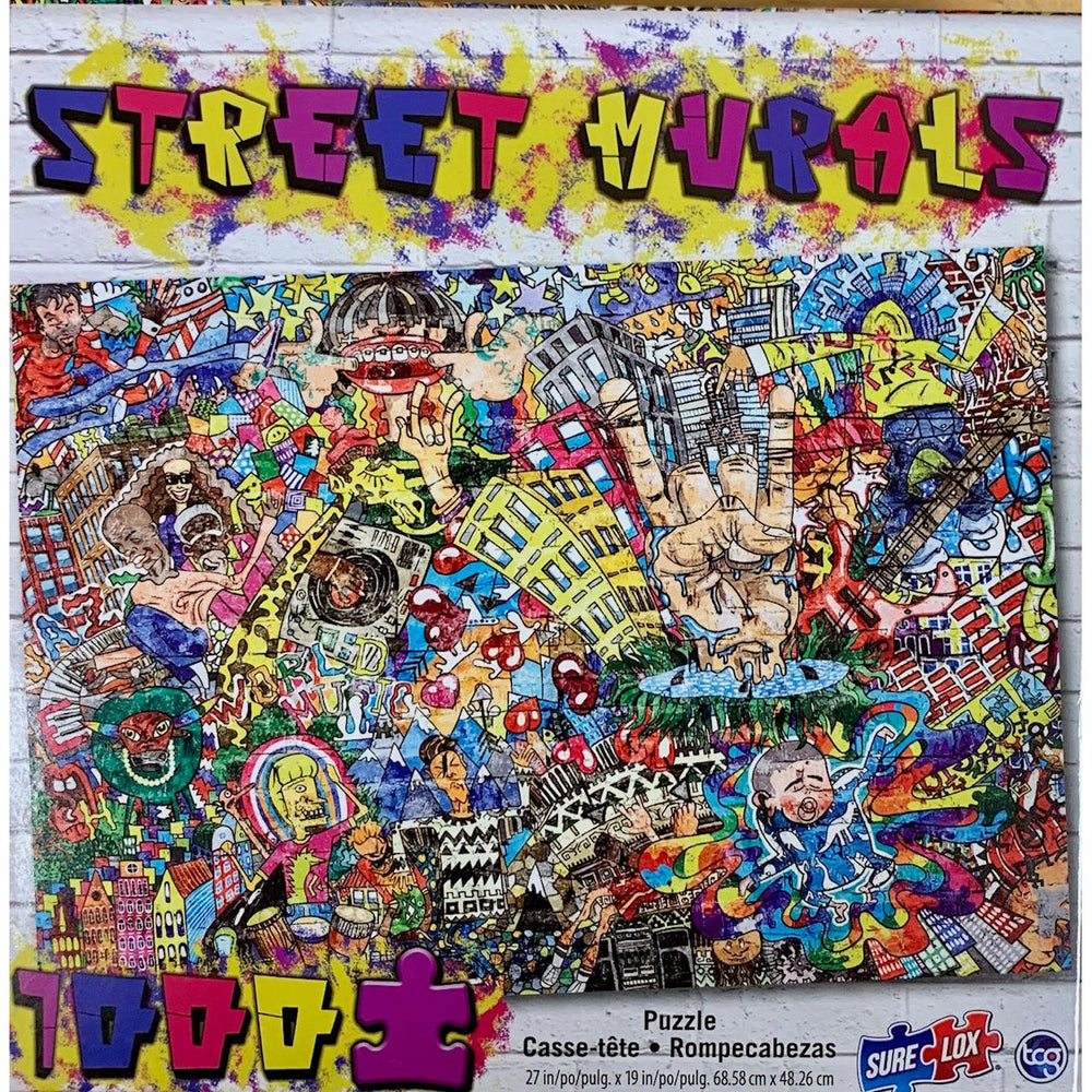 Musical Graffiti Street Murals 1000 Piece Jigsaw Puzzle Sure Lox (ONLINE ORDER ONLY)