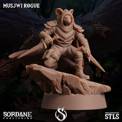 3D Printed Sordane Publishing Musjwi Rogue Burrows Below 28 32mm D&D (Online Only)