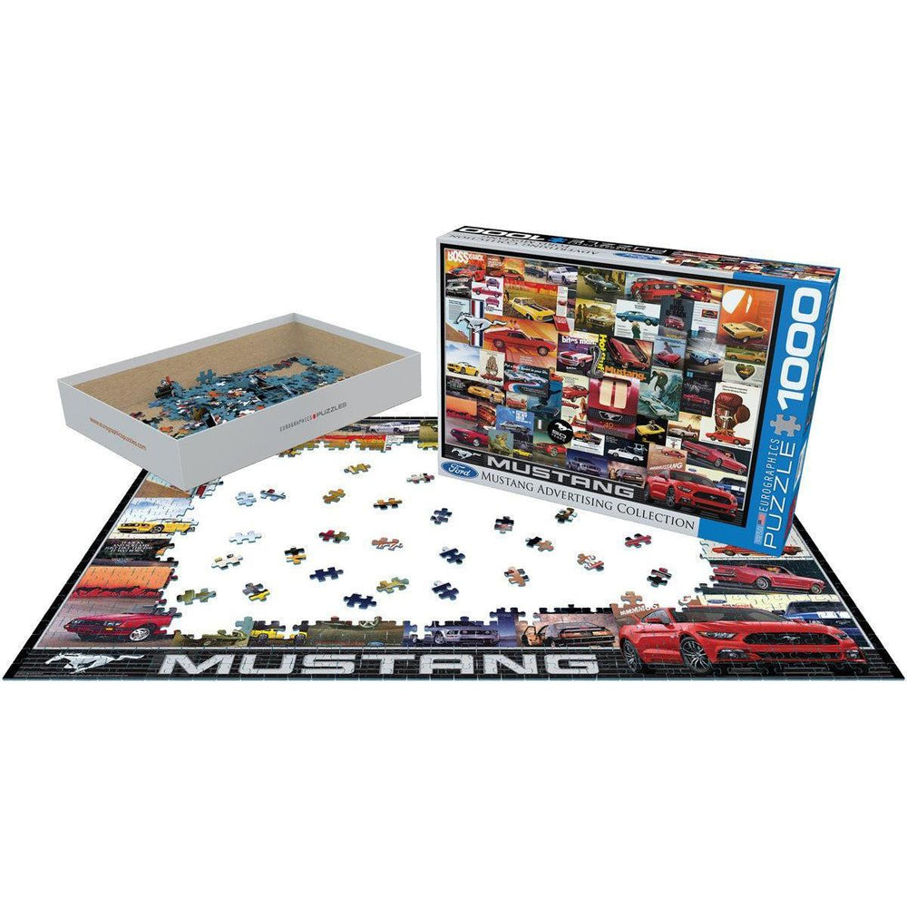 Mustang Advertising Collection 1000 Piece Jigsaw Puzzle Eurographics (ONLINE ORDER ONLY)