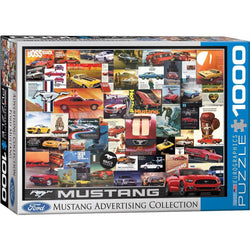 Mustang Advertising Collection 1000 Piece Jigsaw Puzzle Eurographics (ONLINE ORDER ONLY)