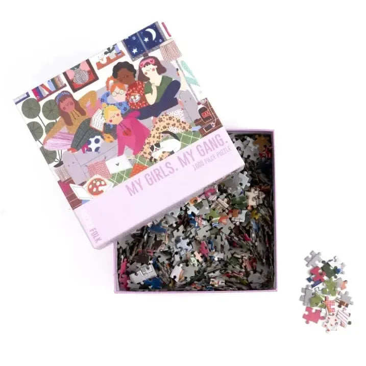 My Girls. My Gang. 1000 Piece Jigsaw Puzzle PuzzleFolk (ONLINE ORDER ONLY)