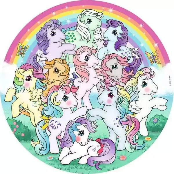 My Little Pony 500 Piece Round Jigsaw Puzzle Ravensburger