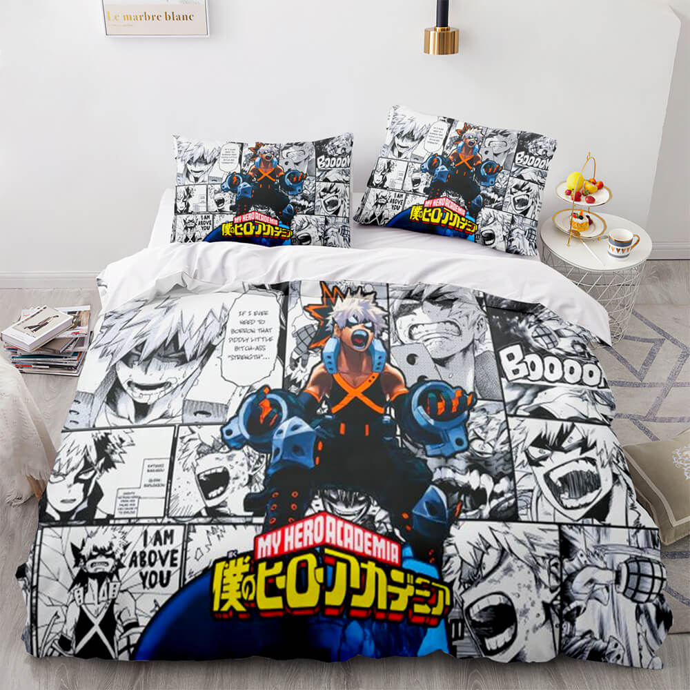 My Hero Academia 3 Piece Bedding Set Cosplay Quilt Cover (Online Order Only)