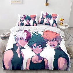 My Hero Academia 3 Piece Bedding Set Cosplay Quilt Cover (Online Order Only)