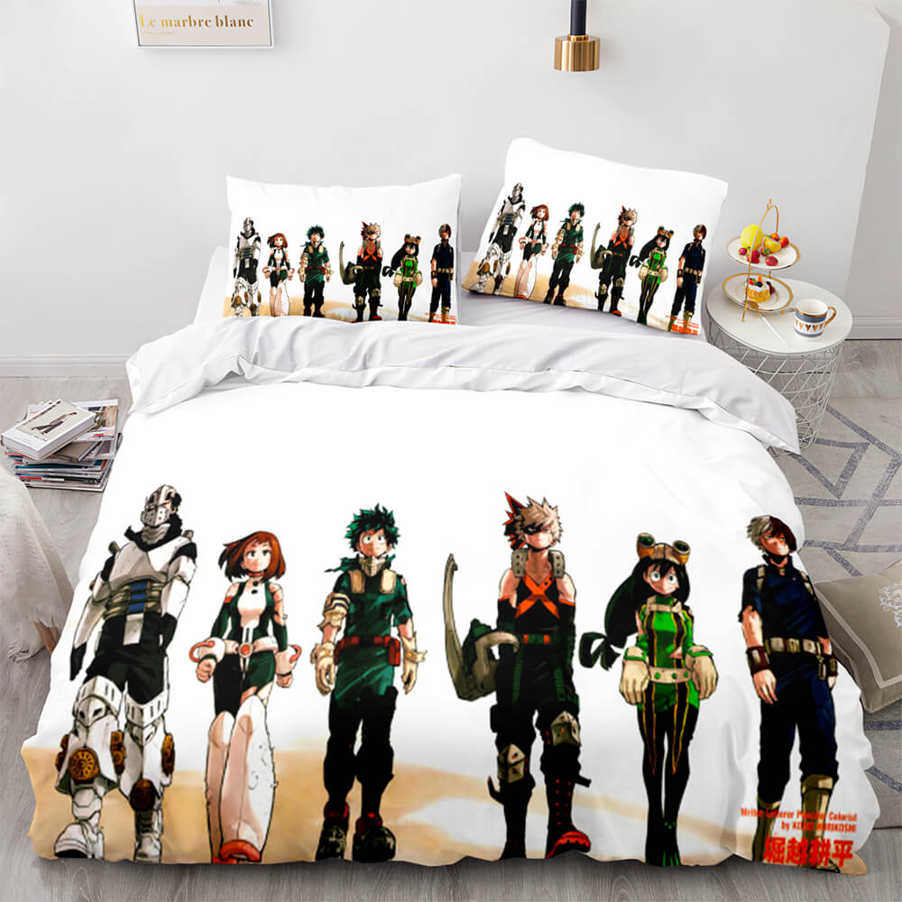 My Hero Academia 3 Piece Bedding Set Cosplay Quilt Cover (Online Order Only)