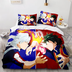 My Hero Academia 3 Piece Bedding Set Cosplay Quilt Cover (Online Order Only)