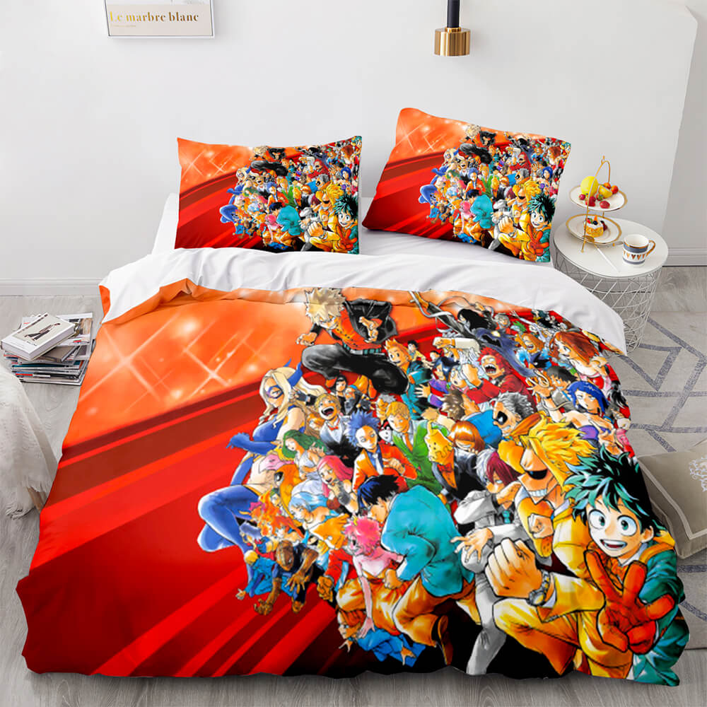 My Hero Academia Bedding Set Cosplay Quilt Covers Without Filler (Online Order Only)