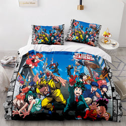 My Hero Academia Bedding Set Cosplay Quilt Covers Without Filler (Online Order Only)