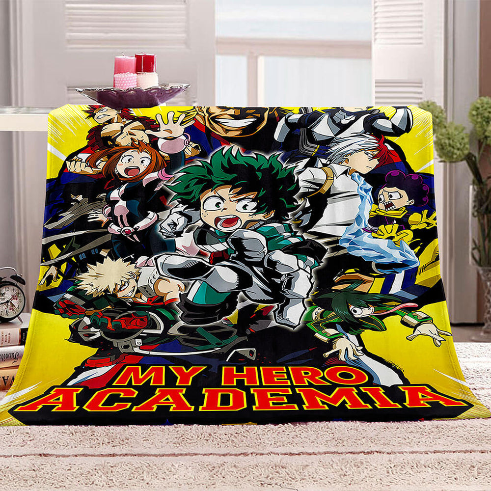 My Hero Academia Blanket Flannel Throw Room Decoration (Online Order Only)