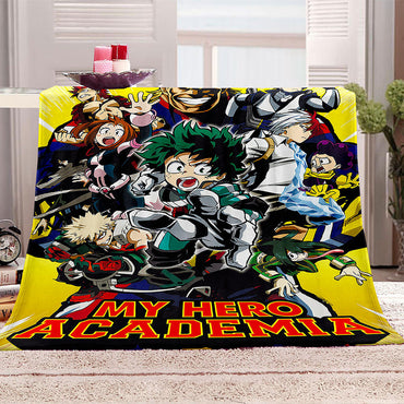 My Hero Academia Blanket Flannel Throw Room Decoration (Online Order Only)