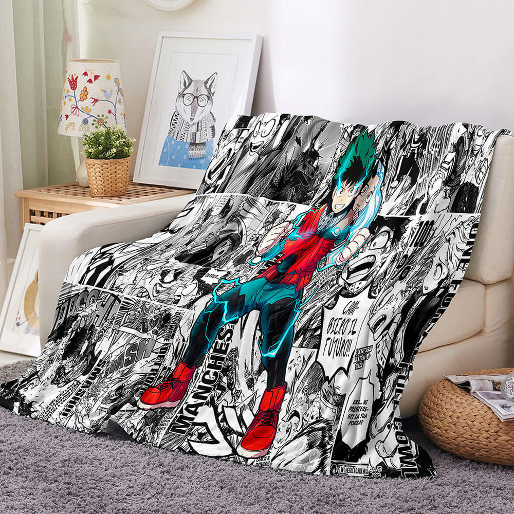 My Hero Academia Blanket Flannel Throw Room Decoration (Online Order Only)