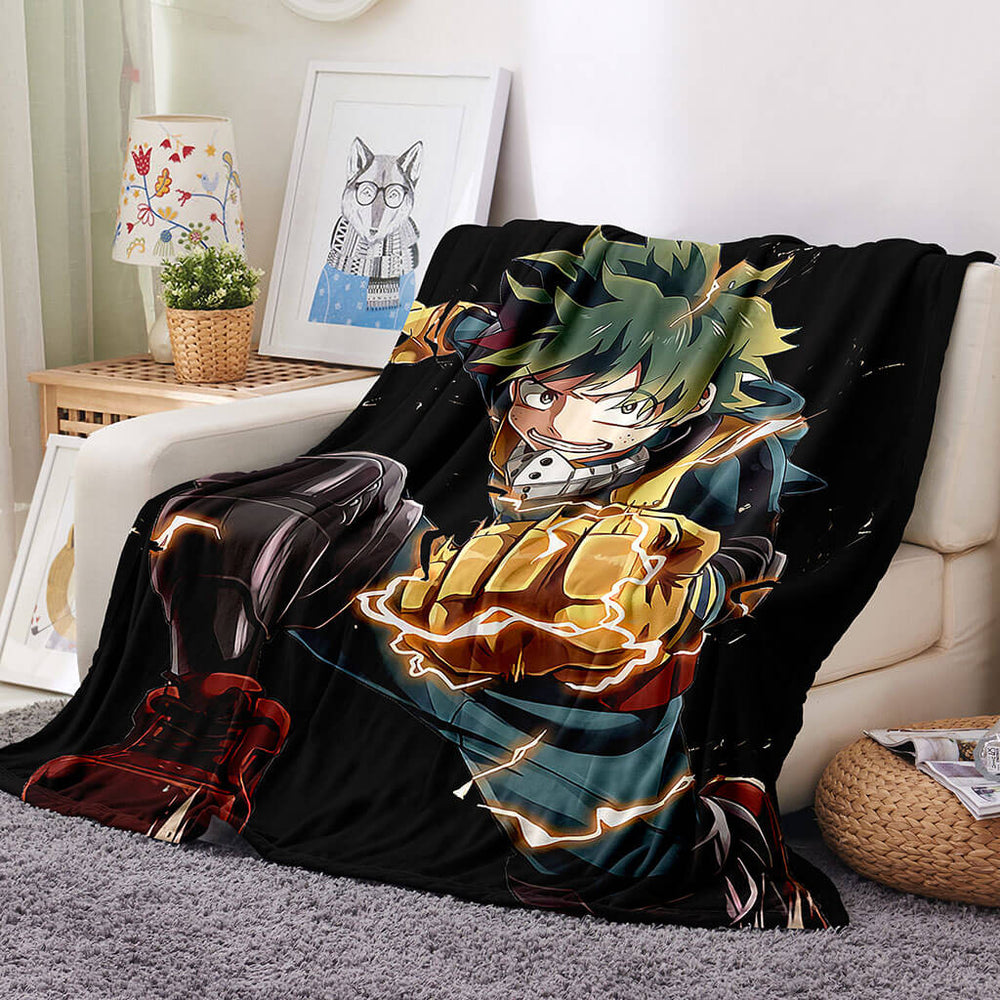 My Hero Academia Blanket Flannel Throw Room Decoration (Online Order Only)