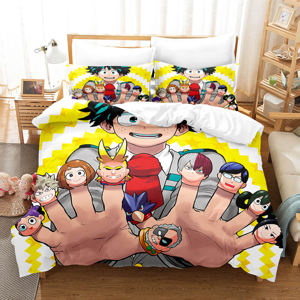 My Hero Academia Cosplay Bedding Set Quilt Cover (Online Order Only)