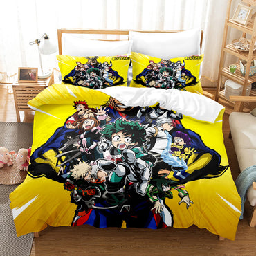 Anime My Hero Academia Cosplay Bedding Set Quilt Cover Without Filler (Online Order Only)