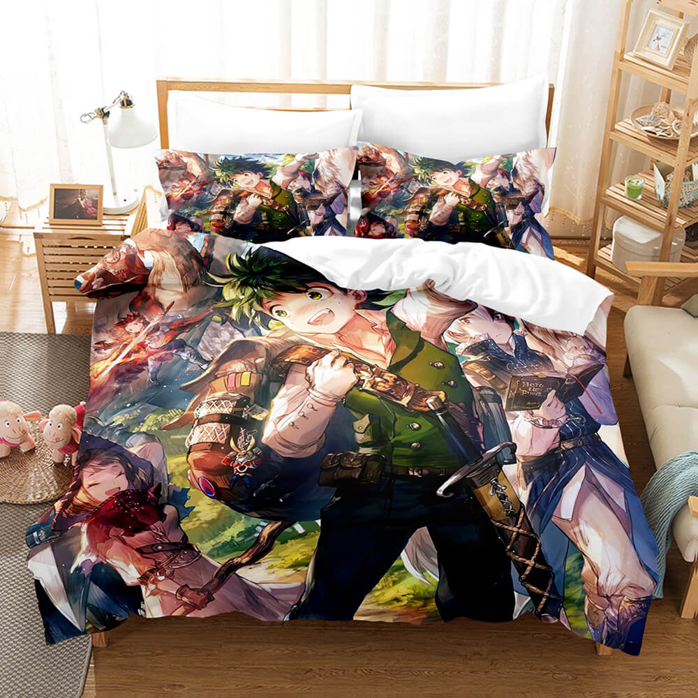 Anime My Hero Academia Cosplay Bedding Set Quilt Cover Without Filler (Online Order Only)