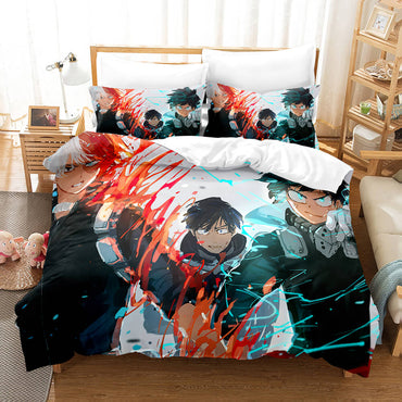 My Hero Academia Cosplay Bedding Set Quilt Cover (Online Order Only)