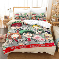 Anime My Hero Academia Cosplay Bedding Set Quilt Cover Without Filler (Online Order Only)
