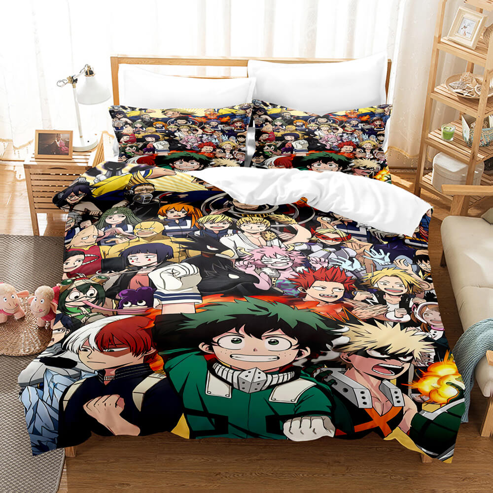 Anime My Hero Academia Cosplay Bedding Set Quilt Cover Without Filler (Online Order Only)