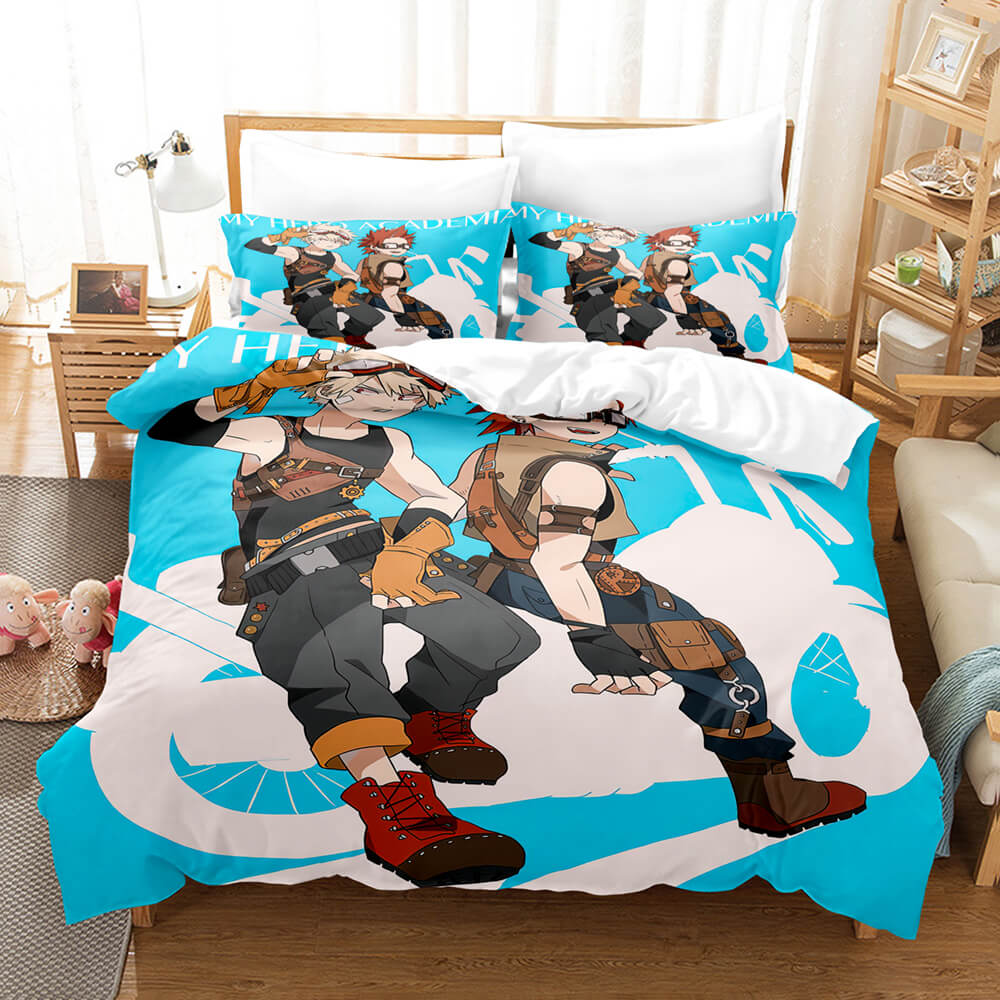 Anime My Hero Academia Cosplay Bedding Set Quilt Cover Without Filler (Online Order Only)
