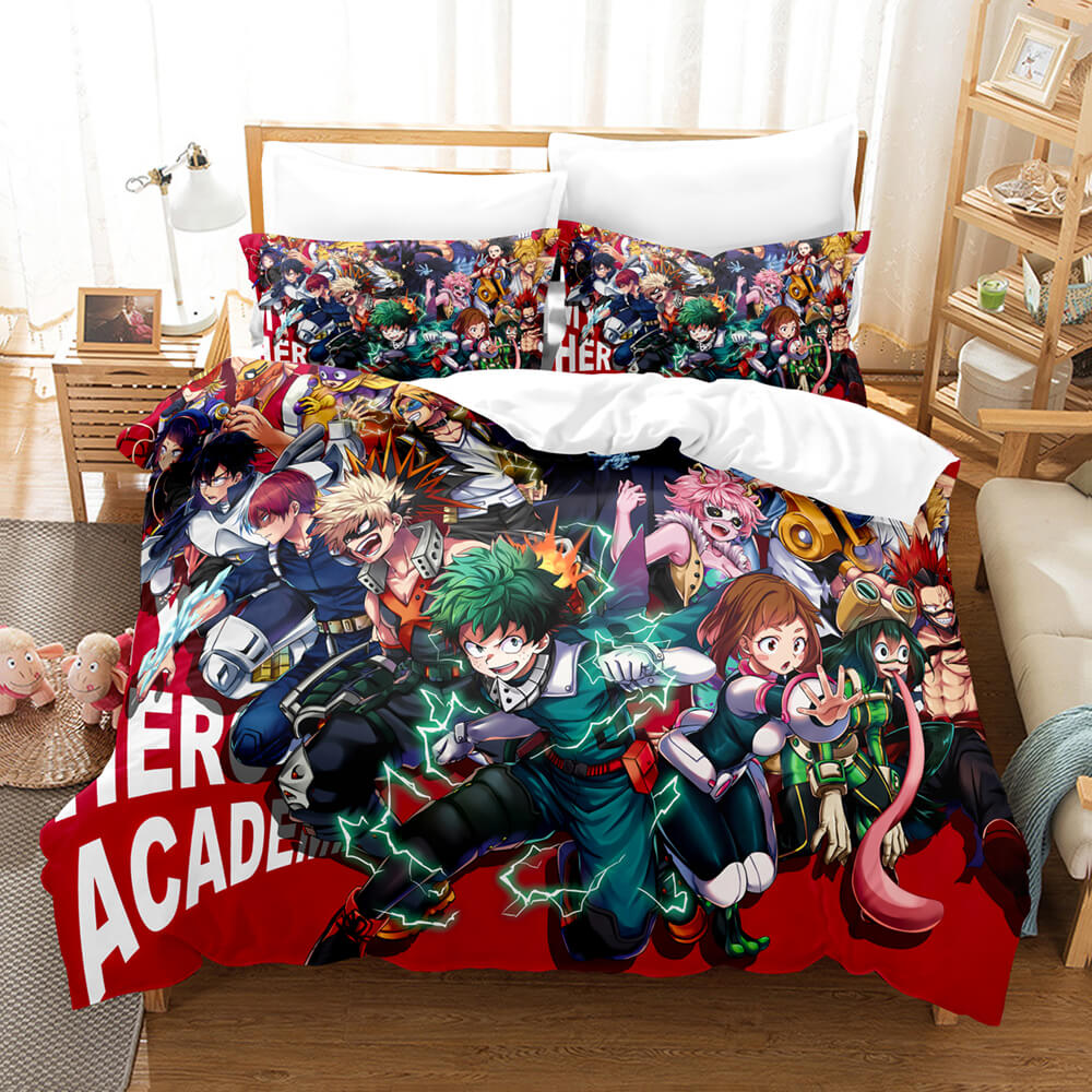 Anime My Hero Academia Cosplay Bedding Set Quilt Cover Without Filler (Online Order Only)