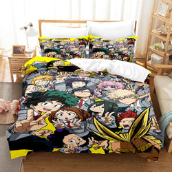 Anime My Hero Academia Cosplay Bedding Set Quilt Cover Without Filler (Online Order Only)