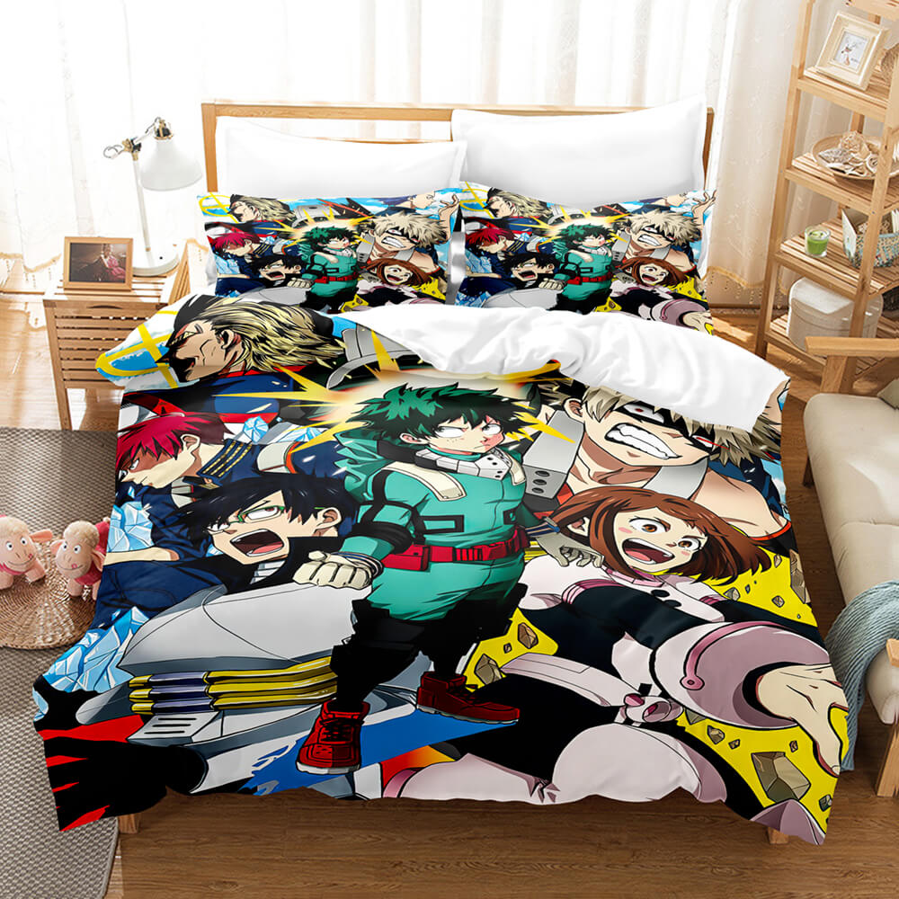 Anime My Hero Academia Cosplay Bedding Set Quilt Cover Without Filler (Online Order Only)