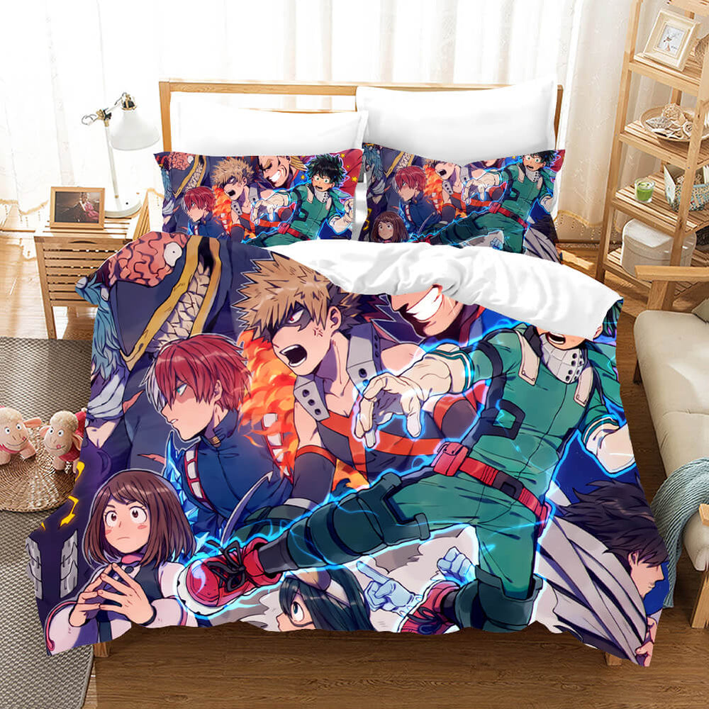 My Hero Academia Pattern Bedding Set Kids Quilt Covers (Online Order Only)