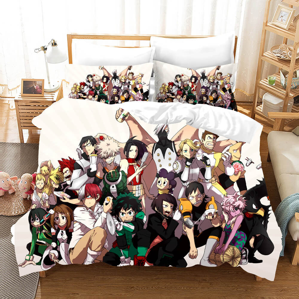 My Hero Academia Pattern Bedding Set Kids Quilt Covers (Online Order Only)
