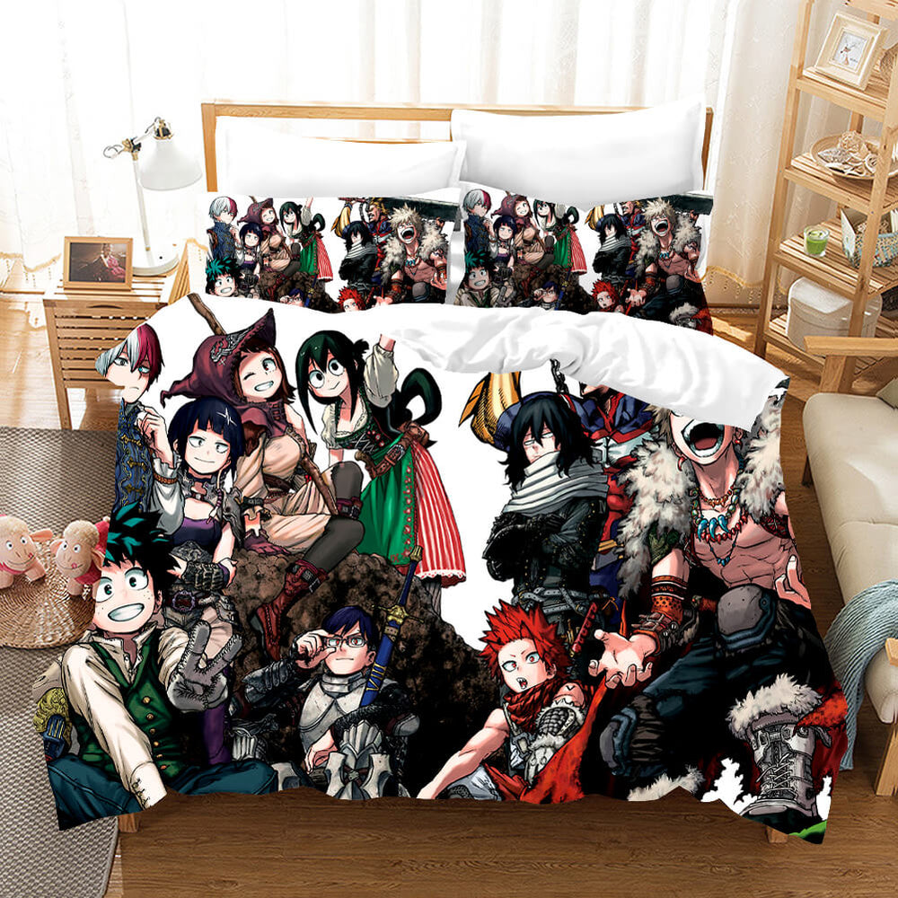 My Hero Academia Pattern Bedding Set Kids Quilt Covers (Online Order Only)