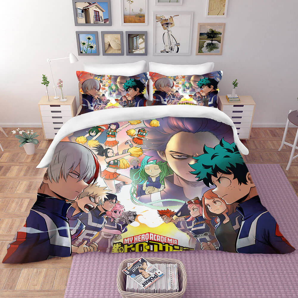 My Hero Academia Pattern Bedding Set Kids Quilt Covers (Online Order Only)