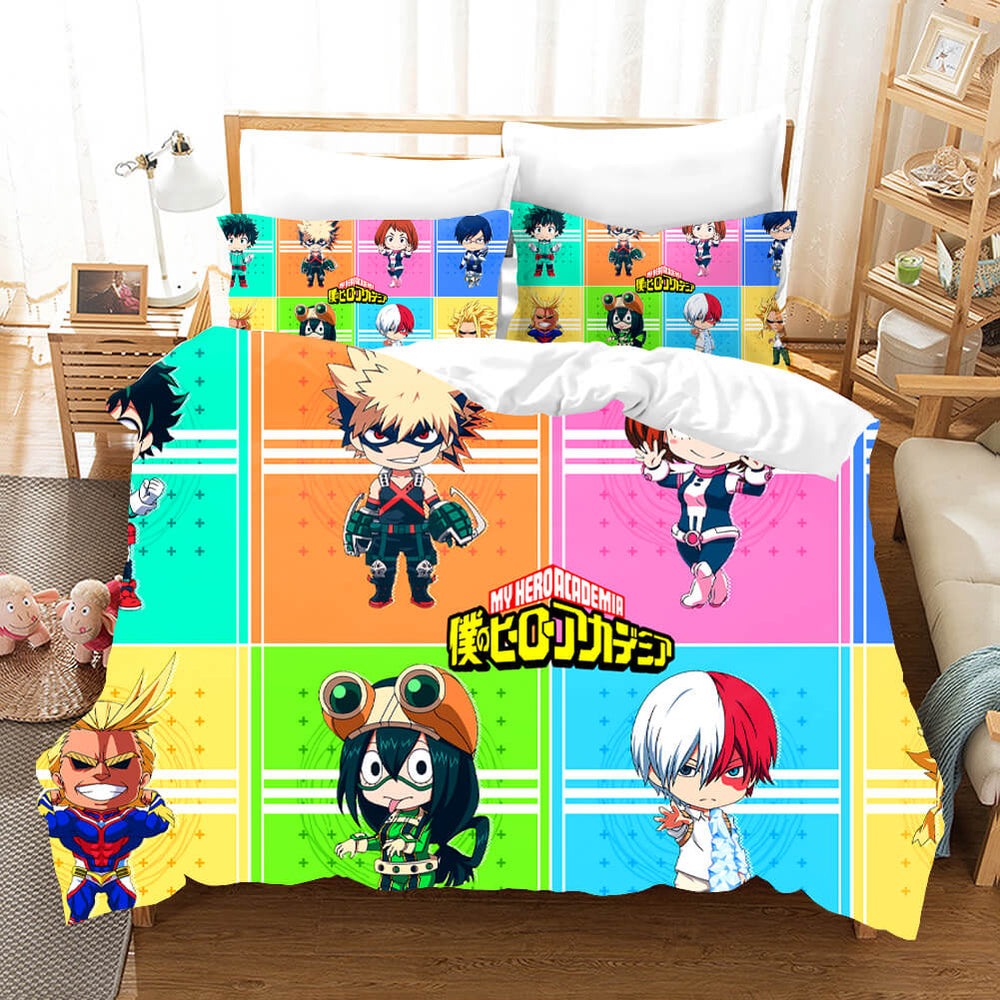 My Hero Academia Pattern Bedding Set Kids Quilt Covers (Online Order Only)