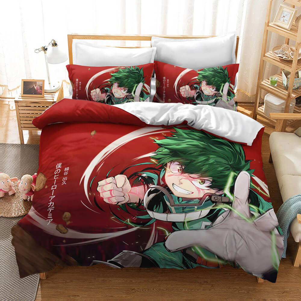 My Hero Academia Midoriya Izuku Bedding Sets Pattern Quilt Cover Without Filler (Online Order Only)