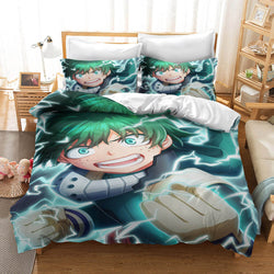 My Hero Academia Midoriya Izuku Bedding Sets Pattern Quilt Cover Without Filler (Online Order Only)