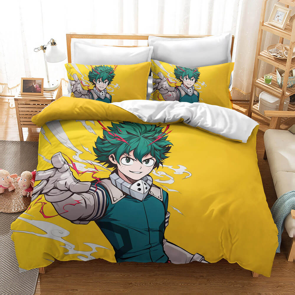 My Hero Academia Midoriya Izuku Bedding Sets Pattern Quilt Cover Without Filler (Online Order Only)