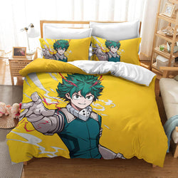 My Hero Academia Midoriya Izuku Bedding Sets Pattern Quilt Cover Without Filler (Online Order Only)