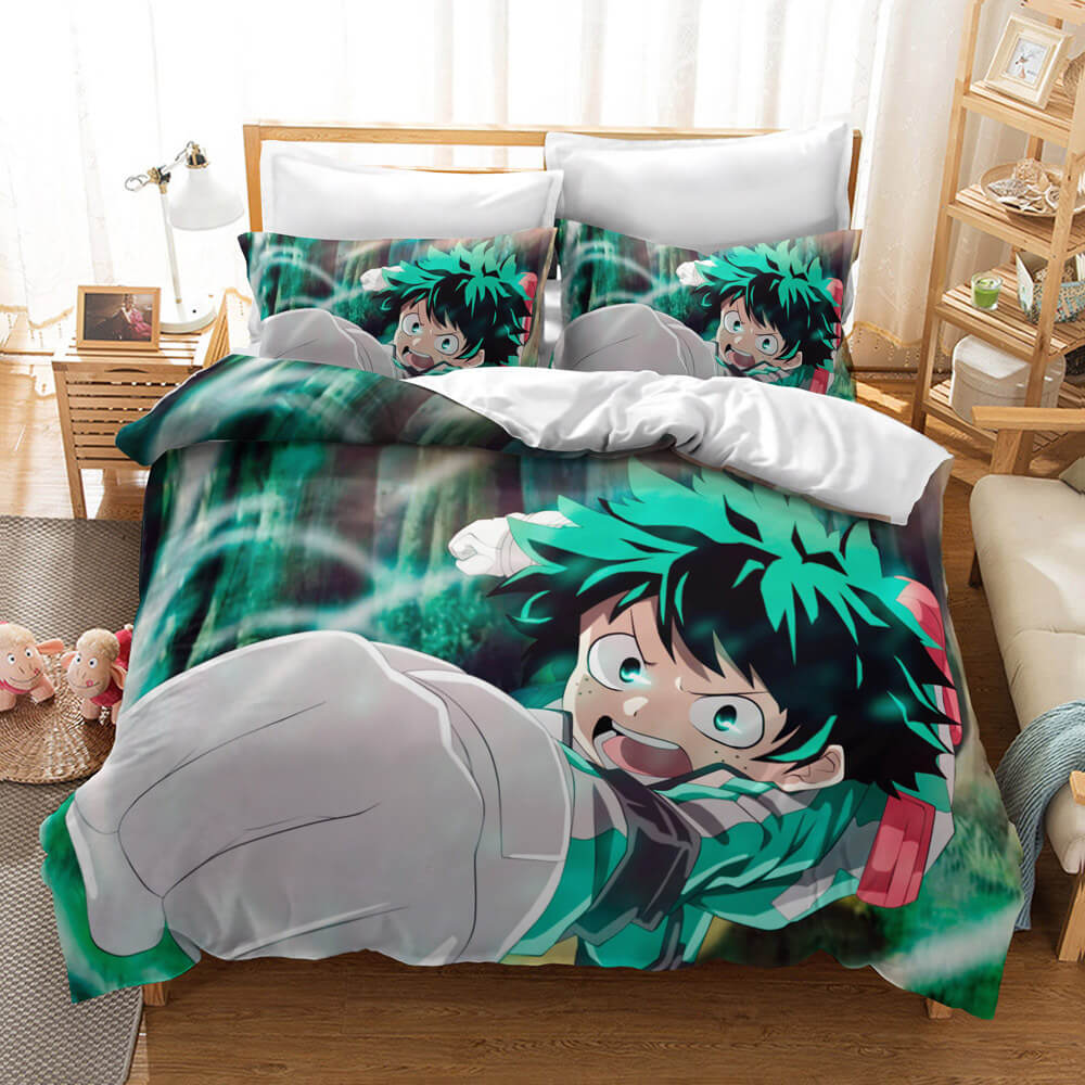 My Hero Academia Midoriya Izuku Bedding Sets Pattern Quilt Cover Without Filler (Online Order Only)