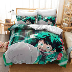 My Hero Academia Midoriya Izuku Bedding Sets Pattern Quilt Cover Without Filler (Online Order Only)