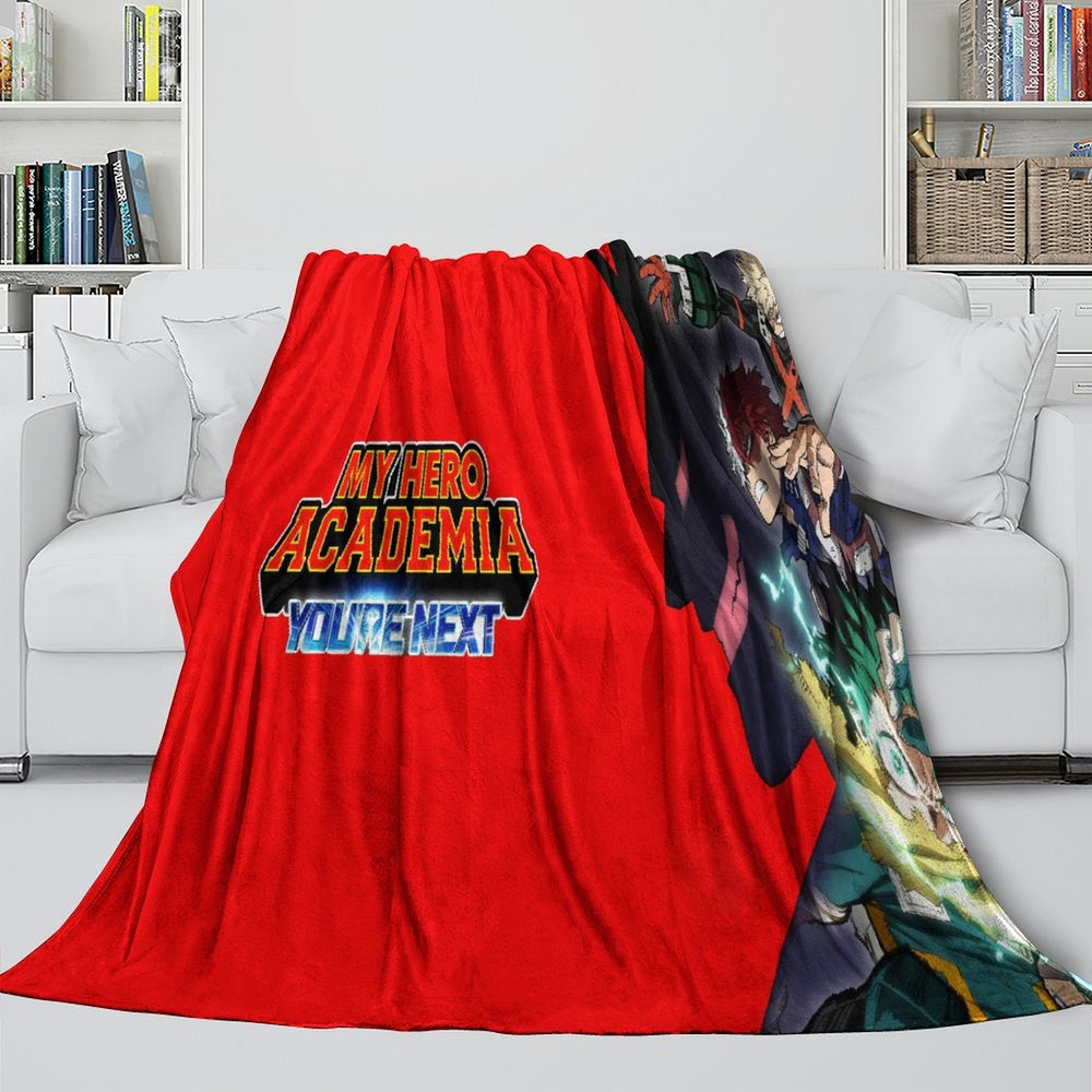My Hero Academia You're Next Blanket Flannel Throw Room Decoration (Online Order Only)