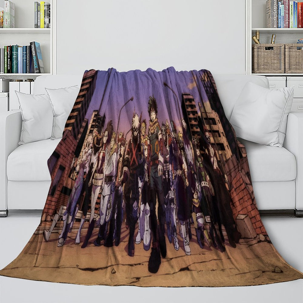 My Hero Academia You're Next Blanket Flannel Throw Room Decoration (Online Order Only)