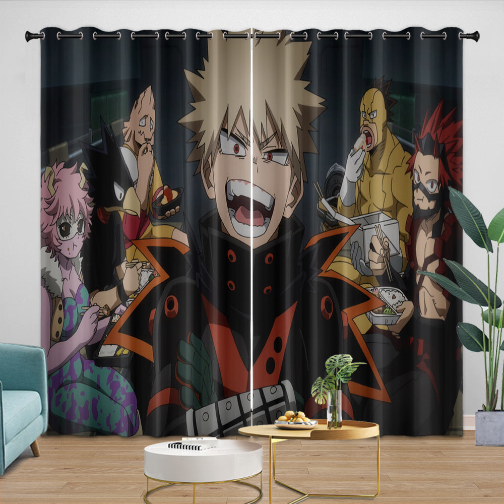 My Hero Academia You're Next Curtains Blackout Window Drapes Room Decoration (Online Order Only)