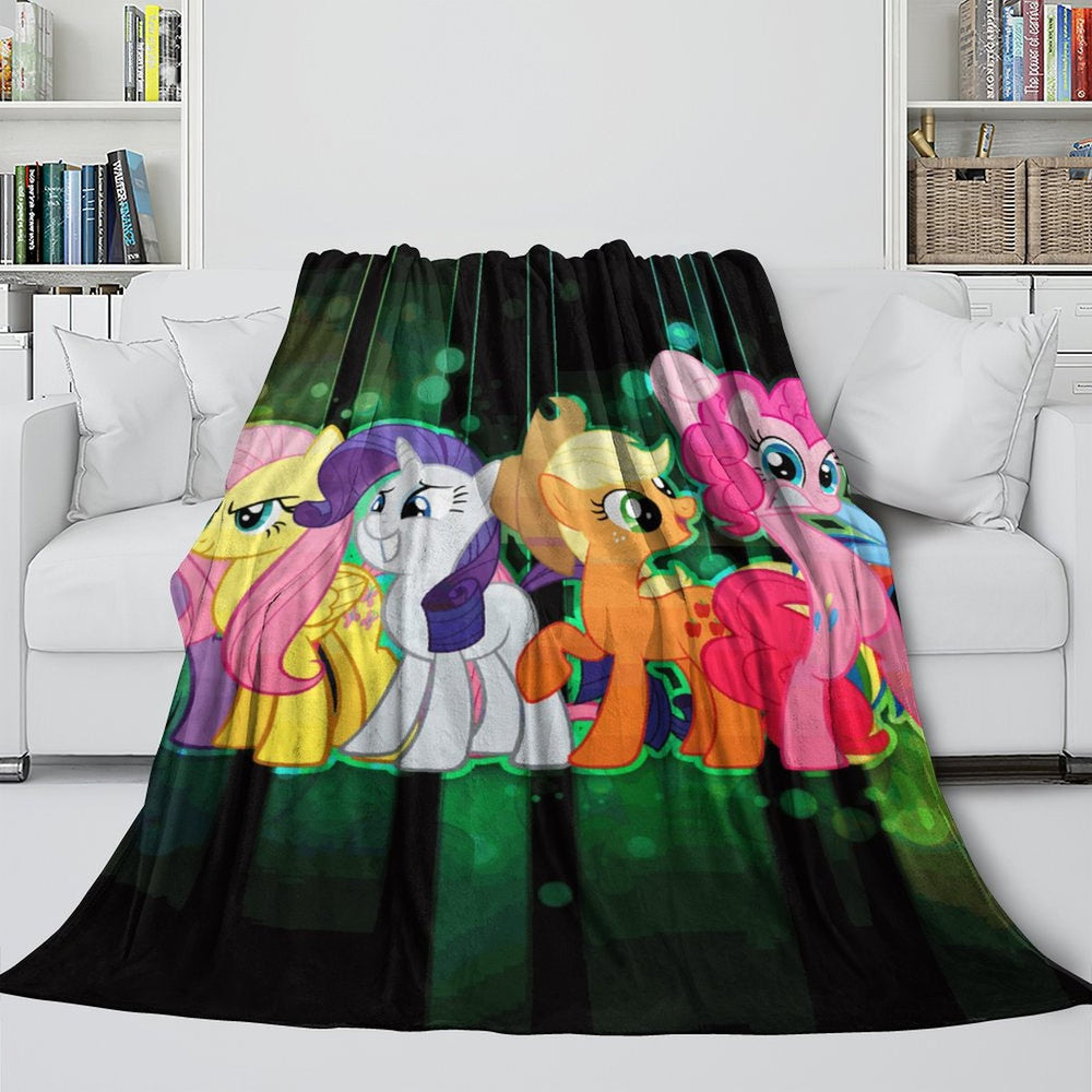 My Little Pony Blanket Flannel Fleece Throw Room Decoration (Online Order Only)