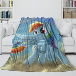 My Little Pony Blanket Flannel Fleece Throw Room Decoration (Online Order Only)