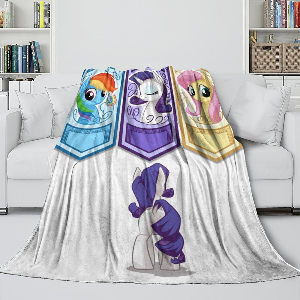 My Little Pony Blanket Flannel Fleece Throw Room Decoration (Online Order Only)