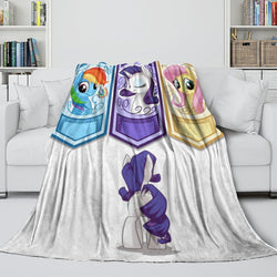 My Little Pony Blanket Flannel Fleece Throw Room Decoration (Online Order Only)