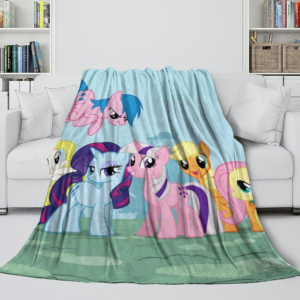 My Little Pony Blanket Flannel Fleece Throw Room Decoration (Online Order Only)
