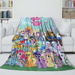 My Little Pony Blanket Flannel Fleece Throw Room Decoration (Online Order Only)