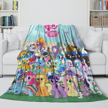 My Little Pony Blanket Flannel Fleece Throw Room Decoration (Online Order Only)