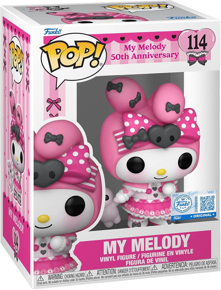Sanrio My Melody 50th Anniversary Funko Pop! Vinyl Figure #114- Specialty Series with Funko Protector (ONLINE ORDER ONLY)
